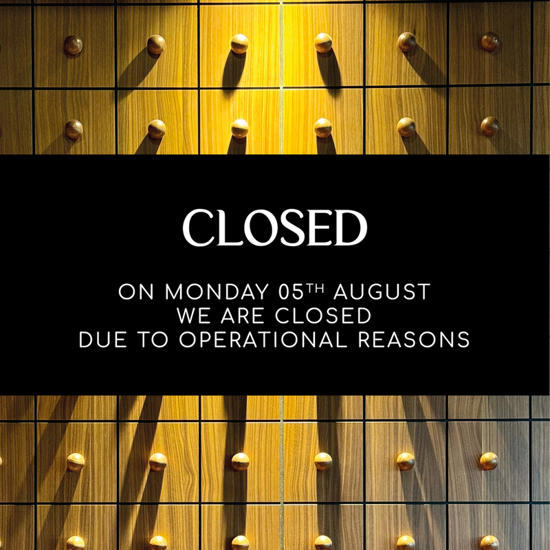 We are closed today